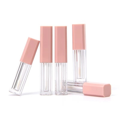 Rosafarbige Plastik 1,2-ml-Lipgloss-Rohrleere mit individuellen Farben