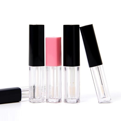 1.2ml Plastik-Zylinder-Lipgloss-Rohr mit Langkappe angepasste Farben akzeptiert
