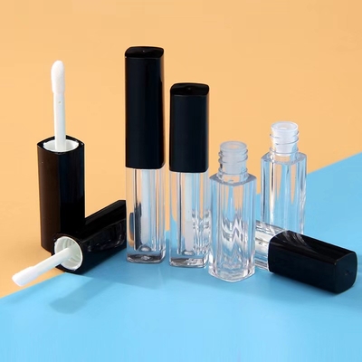 1.2ml Plastik-Zylinder-Lipgloss-Rohr mit Langkappe angepasste Farben akzeptiert