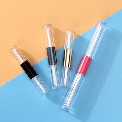 Individuell angepasste 1 ml, 1,5 ml und 2,5 ml Doppelkopfbehälter für leere Lippenstiftrohr