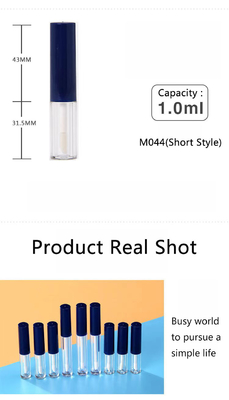 PLASTIC 1 ml 1,5 ml & 2,5 ml schlanker leerer Behälter für Lipgloss