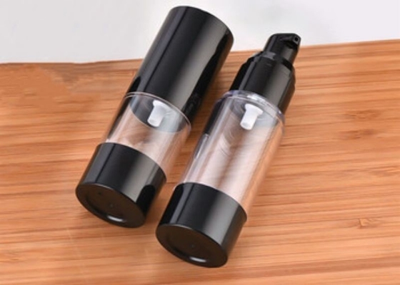 Regelmäßige Form 15 ml Plastikflasche ohne Luft Anwendung in Kosmetikverpackung