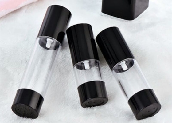 Regelmäßige Form 15 ml Plastikflasche ohne Luft Anwendung in Kosmetikverpackung