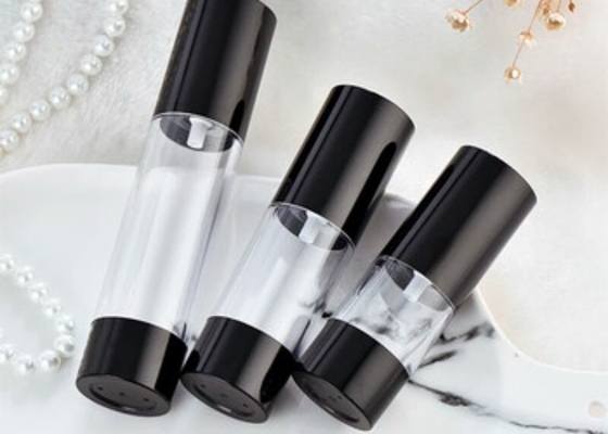 Regelmäßige Form 15 ml Plastikflasche ohne Luft Anwendung in Kosmetikverpackung