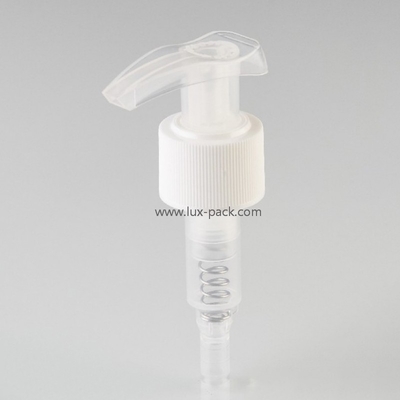 Plastiklotionspumpe und Hygieneflüssigkeitsverteilung in Hautpflegeprodukten Kosmetik Körperpflege und Haushaltsreinigung