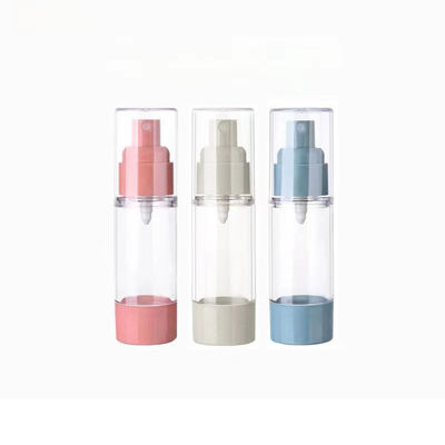 Maßgeschneiderte 15ml 30ml 50ml auslaufsichere Airless-Pumpflasche mit kontrollierter Abgabe für Hautpflege und Kosmetik