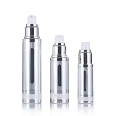 Individuell angepasste Luftlose Pumpenflasche 15 ml 30 ml 50 ml Kunststoff Aluminium