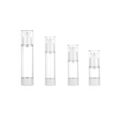 Maßgeschneiderte 15ml 30ml 50ml auslaufsichere Airless-Pumpflasche mit kontrollierter Abgabe für Hautpflege und Kosmetik
