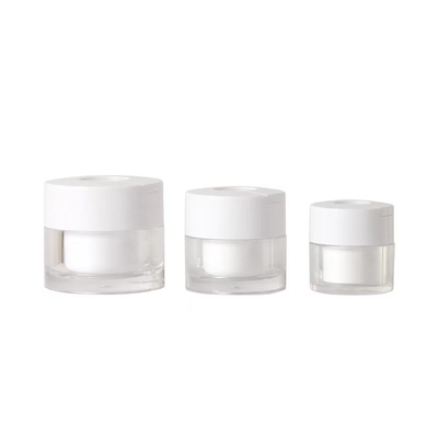 30g 50g Acrylcreme-Glas mit Löffel für Kosmetika