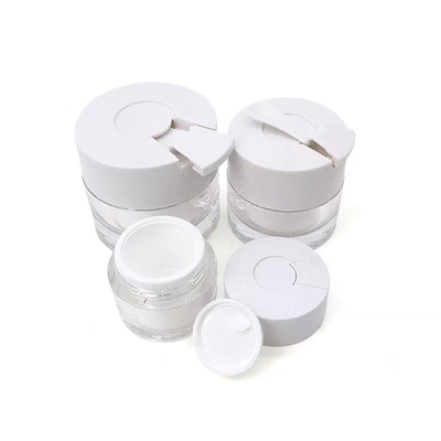 30g 50g Acrylcreme-Glas mit Löffel für Kosmetika