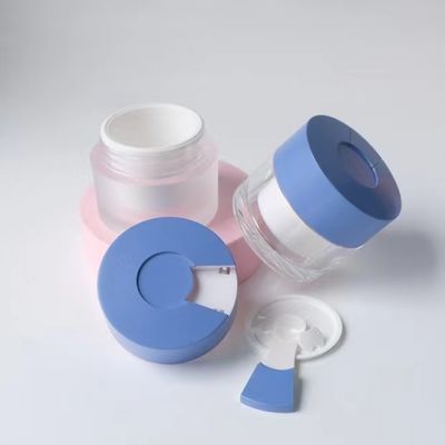 30g 50g Acrylcremetiegel mit Löffel, individuell bedruckbar