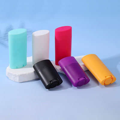 Custom Plastic Deodorant Stick Tube 35g 50g 75g Capacity