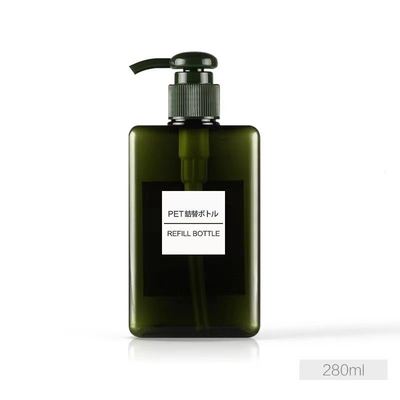 Großhandel Quadratische PETG Lotion Flasche mit Pumpkopf für Kosmetikprodukte - 10000 Stück MOQ