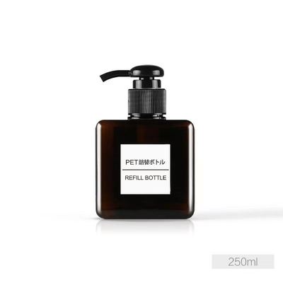 Großhandel Quadratische PETG Lotion Flasche mit Pumpkopf für Kosmetikprodukte - 10000 Stück MOQ