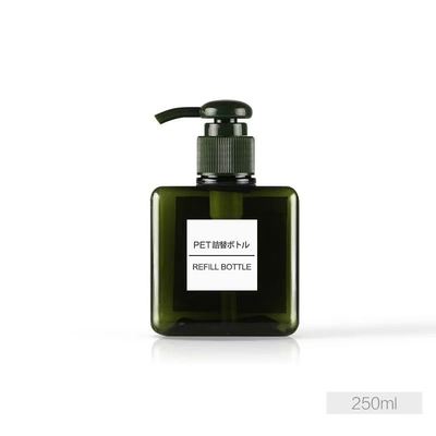 Großhandel Quadratische PETG Lotion Flasche mit Pumpkopf für Kosmetikprodukte - 10000 Stück MOQ