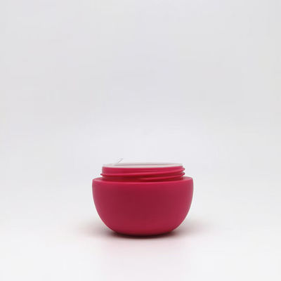Sphärische 25g Plastikcreme-Glas mit ergonomischem Design für den einfachen Gebrauch in der Hautpflege