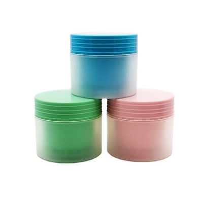 Custom Farbe 80g Matt Doppelschicht PP Kunststoff Rundcreme Glas mit 20 Tage Lieferzeit