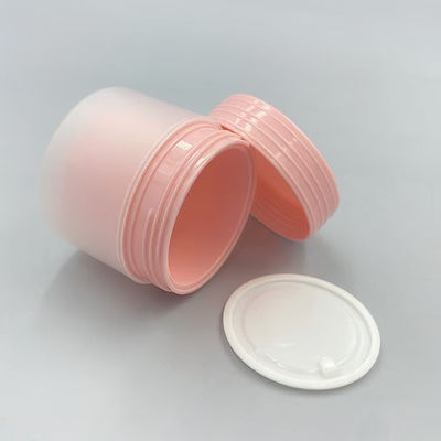 Custom Farbe 80g Matt Doppelschicht PP Kunststoff Rundcreme Glas mit 20 Tage Lieferzeit