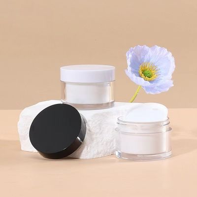 Luxus 15g 30g 50g AS Kunststoff Doppelschicht Rundcreme-Glas für Kosmetik