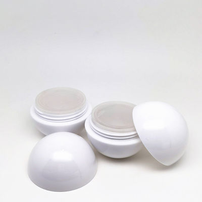 Egg Ball Appearance 5g 25g 50g 80g Plastic Cream Jar with CP-16-M Model for Cosmetic and Skincare Packaging