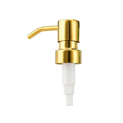 20/24/28MM Gold Silber Metallische Lotion Pump Dispenser für Luxus nicht verschütteten kosmetischen Verpackungen
