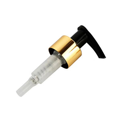 24/410 28/410 Aluminium-Gold-Kosmetikpumpe Plastikemulsionsspender für Handwaschflasche Nachfülllotionspumpe für Körperwasch