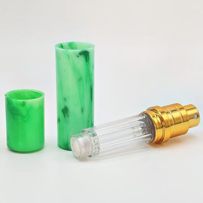 Elegantes Marmormuster Oberfläche ABS 5ml Parfümflasche mit Spray-Bodenfüllung sehr beliebt Verkauf Unterstützung Anpassung