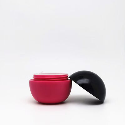 Kugelförmiger Kunststoff-Cremebehälter in den Größen 5g, 25g, 50g und 80g mit individuellem Artwork-Druck für Hautpflegeverpackungen