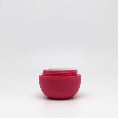 Kugelförmiger Kunststoff-Cremebehälter in den Größen 5g, 25g, 50g und 80g mit individuellem Artwork-Druck für Hautpflegeverpackungen