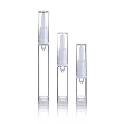 Großhandel 5ml 10ml 15ml Kapazität AS Kunststoff Airless Pumpflasche mit Vakuumpumpsystem und individuellem Siebdruck