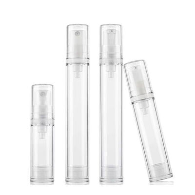 Großhandel 5ml 10ml 15ml Kapazität AS Kunststoff Airless Pumpflasche mit Vakuumpumpsystem und individuellem Siebdruck