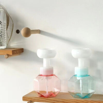 300ml Flower Shape Cat Paw Foam Pump Bottle for Foam Soap and Cleanser Dispenser