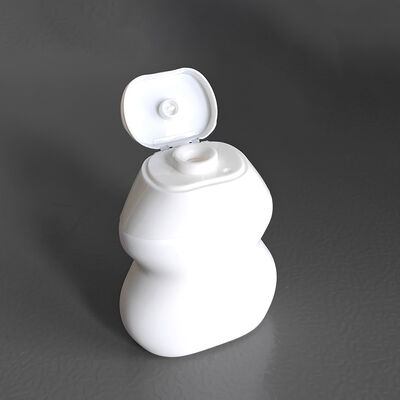 40/60ML Nachfüllbare Flip-Top-Kappe HDPE-Flasche für Sonnencreme und Kosmetika