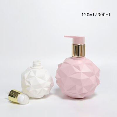 120/300ML Kosmetik-Sprühflasche mit Diamantschliff und lebensmittelechtem Kunststoff für Hautpflege-Lotion-Behälter