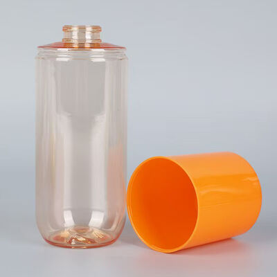 150ML 20mm Hals Nachfüllbare Kosmetikspender PET-Flasche mit individueller Farbe für Reisen und den Heimgebrauch