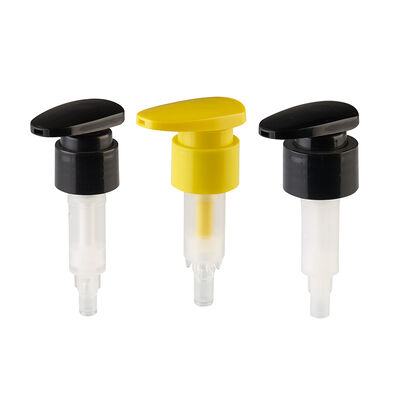 Screw Type Outer Spring Plastic Lotion Pump 24mm 28mm 32mm with Leak Prevention for Cosmetic Bottles