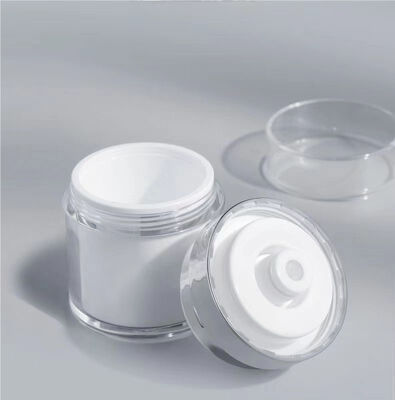 Großhandels Luxus Airless Tiegel mit auslaufsicherem, abfallfreiem Design und mattem/glänzendem Finish für kosmetische Cremes