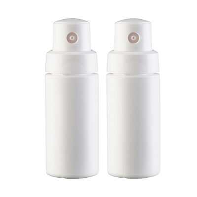 60g 100g 150g HDPE-Material FDA-zugelassene Pulversprühflasche für Talkumpuder und Sprühzerstäuber