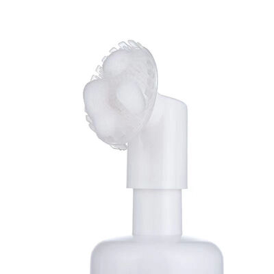 100ml 200ml Wiederverwendbare Silikonbürsten-Schaumflasche mit Schaumpumpe für Gesichtsreiniger und Seifenspender