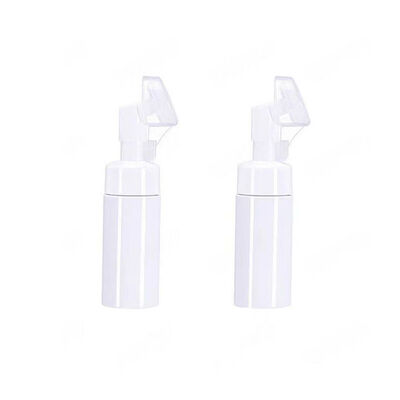 100ml 200ml Wiederverwendbare Silikonbürsten-Schaumflasche mit Schaumpumpe für Gesichtsreiniger und Seifenspender