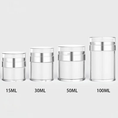 Nachfüllbare Airless-Pumpflasche mit anpassbarem Design in den Größen 15/30/50/100 ml für Hautpflege und Kosmetik