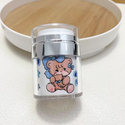 Nachfüllbare Airless-Pumpflasche mit anpassbarem Design in den Größen 15/30/50/100 ml für Hautpflege und Kosmetik