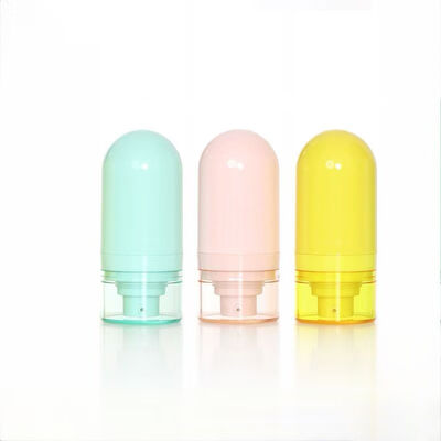 15/30/50 ml umgekehrte luftlose Flasche mit anpassbarem Design und kontaktloser luftlose Pumpe für die Hautpflege