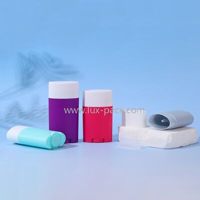 PP-Material 35g 50g 70g Leer Deodorant-Stick mit Seidendruck und Warmstempel für individuelle Verpackungen