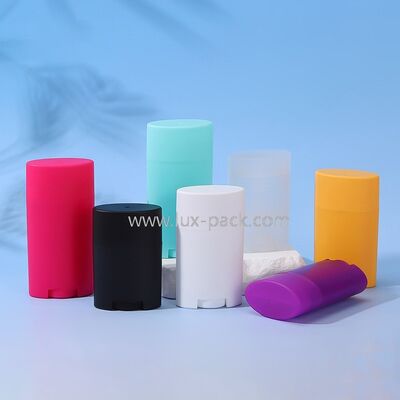 PP-Material 35g 50g 70g Leer Deodorant-Stick mit Seidendruck und Warmstempel für individuelle Verpackungen