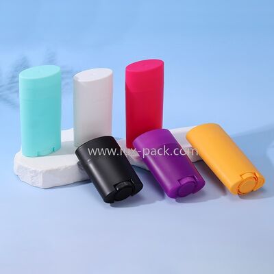 PP-Material 35g 50g 70g Leer Deodorant-Stick mit Seidendruck und Warmstempel für individuelle Verpackungen