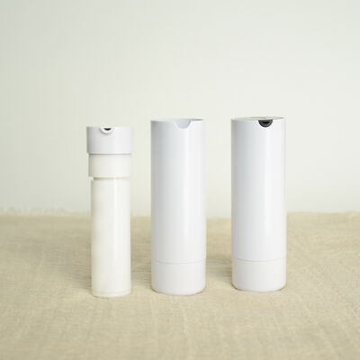 Maßgeschneiderte 30ml 50ml auslaufsichere Airless-Pumpflasche mit kontrollierter Abgabe für Kosmetikverpackungen