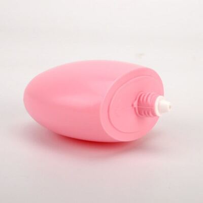 50 ml Ei-Stil Sonnencreme-Flasche mit abnehmbarer Goldkette und anpassbarem Design für die kosmetische Verpackung