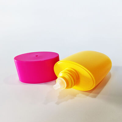 50 ml tragbare, anpassbare Kosmetikflasche aus Kunststoff für Sonnencreme und BB-Creme