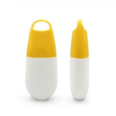 Auslaufsichere kosmetische Kunststoffflasche mit 50 ml Fassungsvermögen in individuellen Farben für Sonnenschutzmittel und BB-Creme